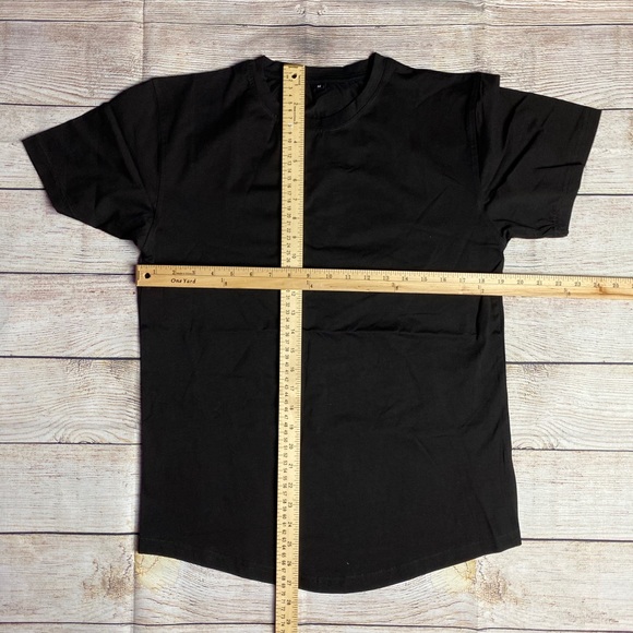 Mens Slim Soft Quality Bamboo Fiber Scoop Neck T - Picture 1 of 10